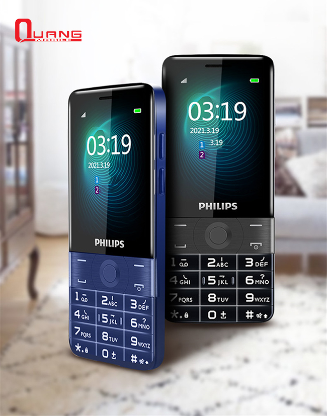 Philips E319 | Pin khủng Viền Mỏng